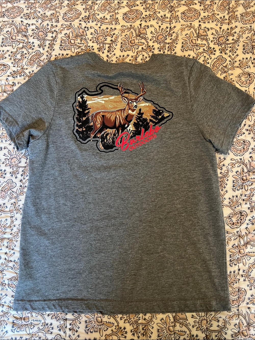 BURLEBO Youth Tee with Deer Graphic XL 14/16